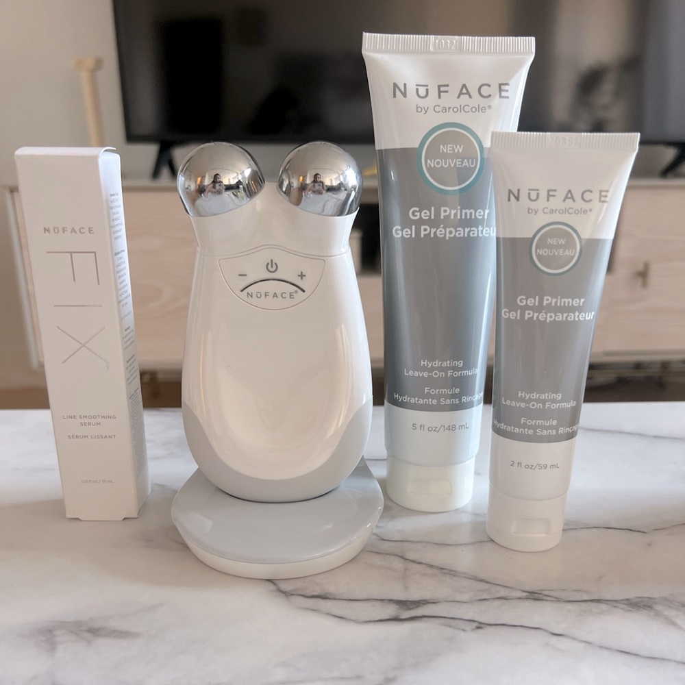 COPY - NuFace Trinity Starter Kit PLUS Extra Gel Primer & Fix Line Smoothing Se…